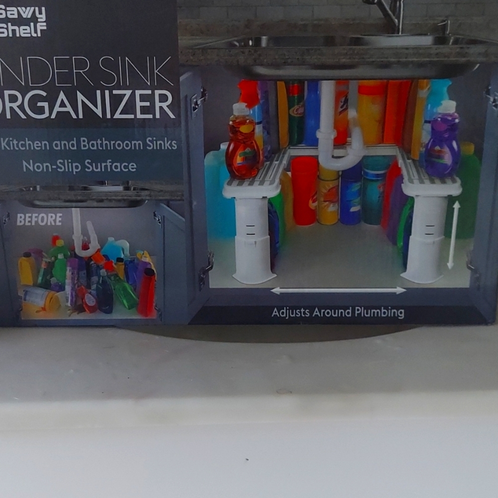 Under sink organizer